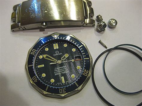 bezel for omega seamaster|omega seamaster spare parts.